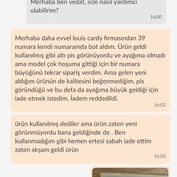Trendyol Kullanmadığım Ürün İçin Paramı Yatırmıyorlar İadem Reddedildi