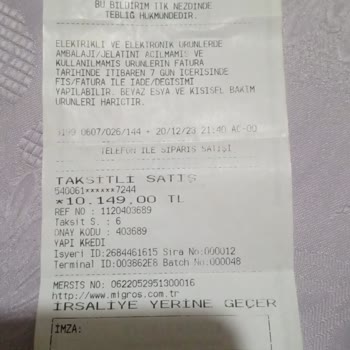 Kusurlu Samsung Bulaşık Makinesi