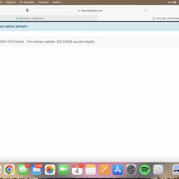 VFS Global İnternet Sitesine Ve Telefon Uygulamasına Giriş Yapamıyorum