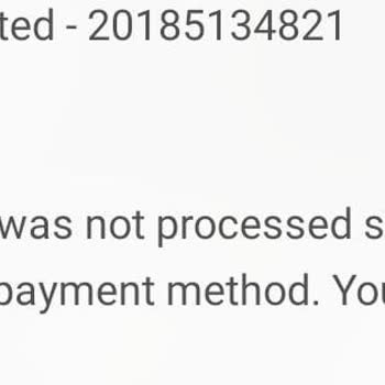 Pull & Bear Order Rejected