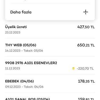 Yargıtay Başkanlığı Akbank Axess Gold Mc Üyelik Ücreti İade Talebi