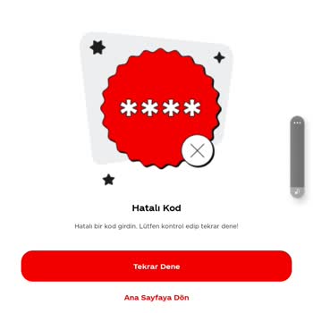 Fanta Yes İnternet No Kabul Edilmeyen Kodlar