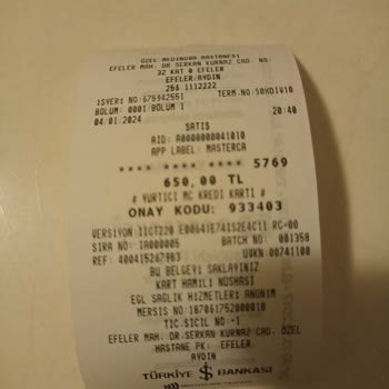 Medinova Hastanesi Özel Hastane Acil Ödemesi