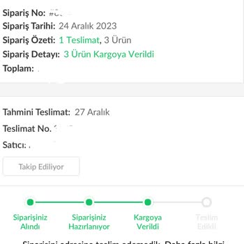 Sendeo Kargo Şirketi (Trendyol Alışverişi)