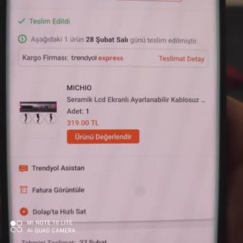 Trendyol Satış Sonra Hizmet