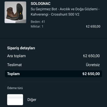Decathlon İnternet Mağazasında Sipariş İptali Ve Sonrasında Fiyat Güncellemesi