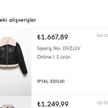 Mango Sipariş İptal Edildi