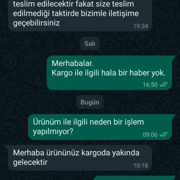 Sanaozel.co Ürün Elime Ulaşmadı.