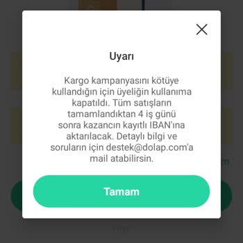 Dolap Uygulaması Bloke Adaletsizliği