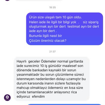 Sefamerve Firması Ücret İadesi Yapmıyor
