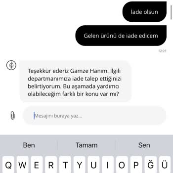 Stradivarius Ürün Gönderilmedi İade Ücreti Yapılmadı