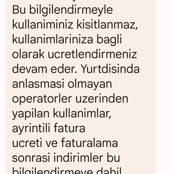 Vodafone Ücretsiz Aldığım Paket Ücretli Oldu