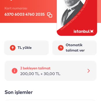 BELBİM (İstanbulkart) Yükleme Yapamıyorum Talimat Vermiyor