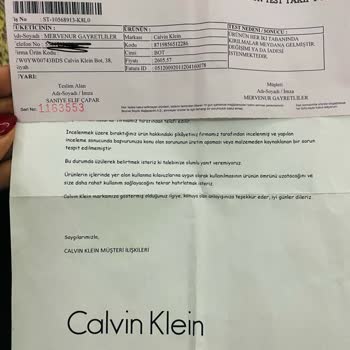 Calvin Clein Botun Tabanının Yarılması
