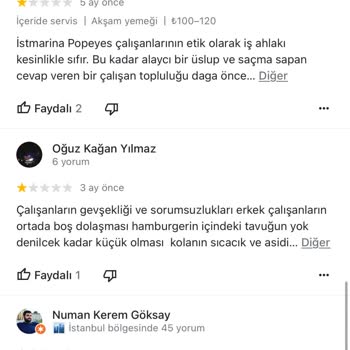 Popeyes Kartal İstMarina Şubesi