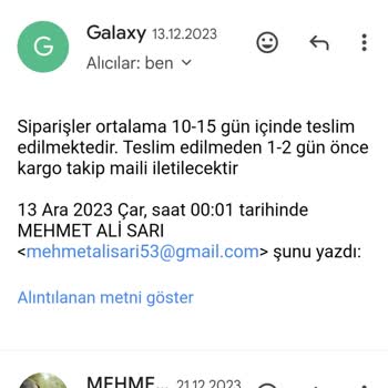 GalaxyWawe Parası Alınıp Teslim Edilmeyen Ürün