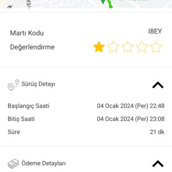 Kilitlenen Martı Yüzünden Yolda Kaldım. Para İadem Yapılmıyor.