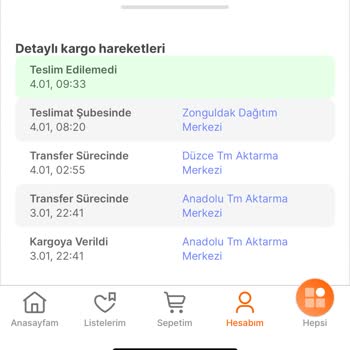 Hepsijet Kargoya Dikkat Edememe