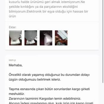 Sürat Kargo Gardrops Kargoda Kırılma Sorunu