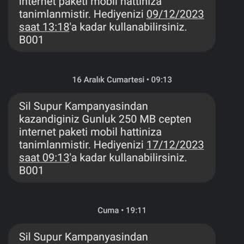Türk Telekom Hattımdaki Hediyeler Ve Taşıma Durumu
