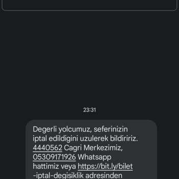 Kamil Koç Otobüs Sefer İptali Ve Yaşanan Mağduriyet