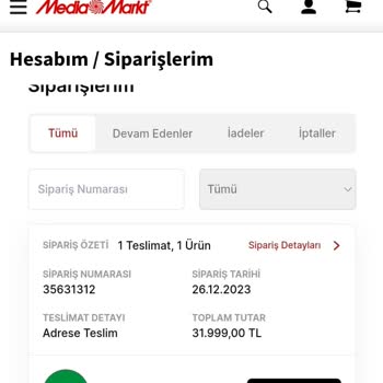 Media Markt Aynı Gün Kargo Olan Ürünü Kargoya Teslim Edemiyor
