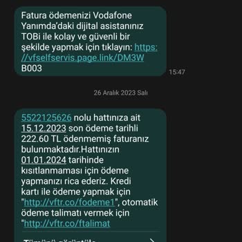 Vodafone Müşteri Temsilcisinin Yaptığından Yasanan Mağduriyet