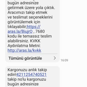 Aras Kargo Dağıtılmayan Kargo Şubede Bekletiliyor