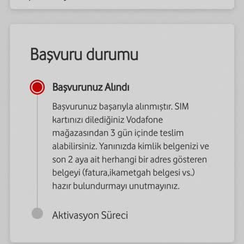 Vodafone Yeni Hat Başvurusu Tıkla Gel Al