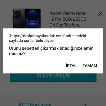 Amazon A101 Reklamı Sanan A