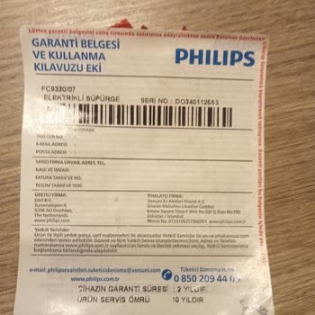 Philips FC9330/07 Torbasız Süpürge Emiş Gücü