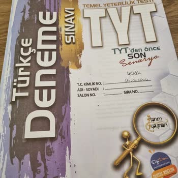 Tanım Yayınları TYT Türkçe Denemesi Çok Kalitesiz!