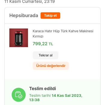 Karaca Züccaciye K***** Hüp Kahve Makinesi Aralıksız Kaynatıyor. Uyarı Vermiyor