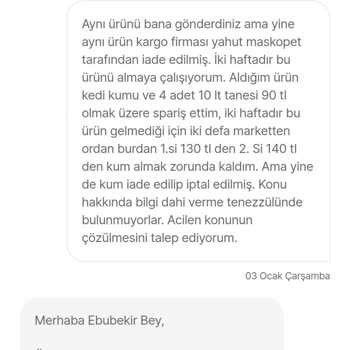 Hepsiburada, Maskopet Ve Sendeo Satın Aldığım Ürünü Bana Ulaştırmıyor