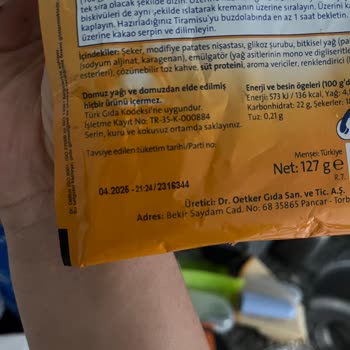 Dr. Oetker Hayal Kırıklığına Uğrattı: Tiramisu Faciası