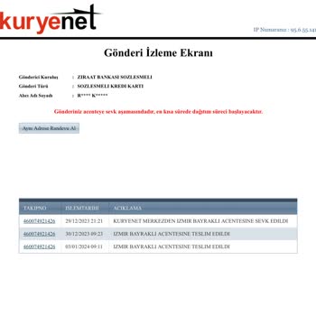 Sorumsuz Kuryenet Bayraklı Acentesi