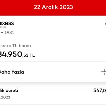 Akbank Kart Aidatının İptalini İstiyorum