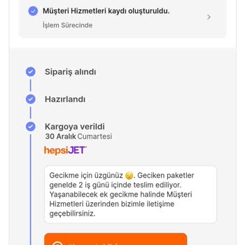 hepsiJET Çevrimiçi Alışveriş Platformlarında Yaşanan Ürün Teslimat Sorunları