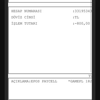 Paycell Hesabımdan Haberim Dışı Para Çekti