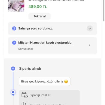 Jiddesign Ürün Teslim Etmemesi!