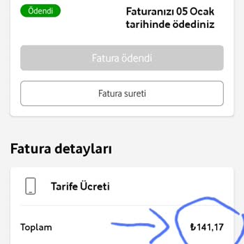 Vodafone İade Ve Düzeltme Adı Altında Fazla Ücret