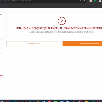 Pull and Bear Trendyol İptal İşlemi Yapmıyor! Yardım Edin