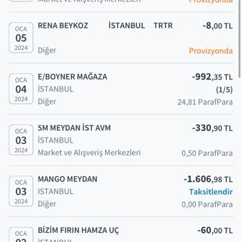 Canpark Yves Rocher Fazla Ödeme Alma İşlemi