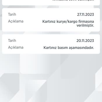 Ziraat Bankası Kart Gönderimini Beceremedi