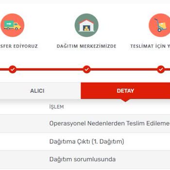 Kargomsende'nin "Operasyonel Nedenden" Dolayı Teslim Etmemesi