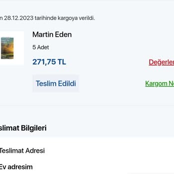 Eksik Kitap Teslimatı D&R