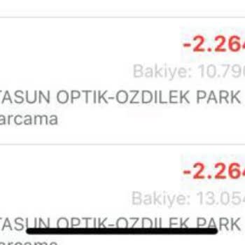 Özdilek Park Atasun Mağazası Paramı Vermiyor!