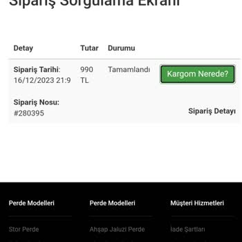 Perde.com Arızalı Stor Perde.