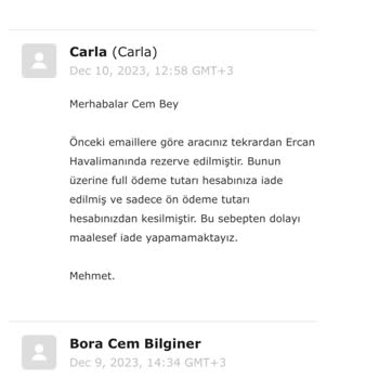 Carla Car Rental Carla Rent A Car Dikkat!