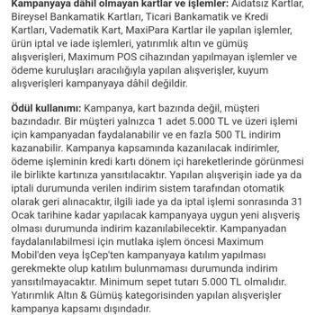 İş Bankası Olmayan Şart Uydurup Kazandığım İndirimi Vermiyor